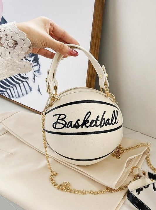 Sfærisk basketballtaske med skulderrem
