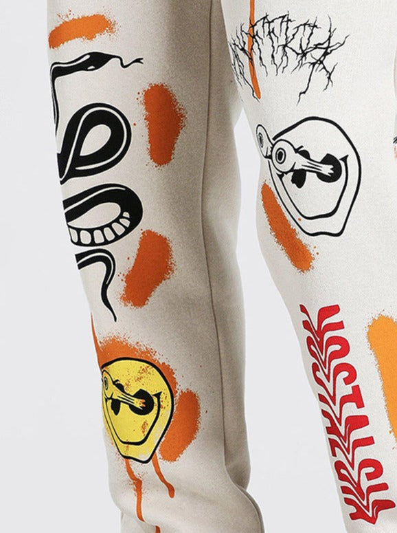 Casual Y2K Graphic Printed Streetwear Sweatpants