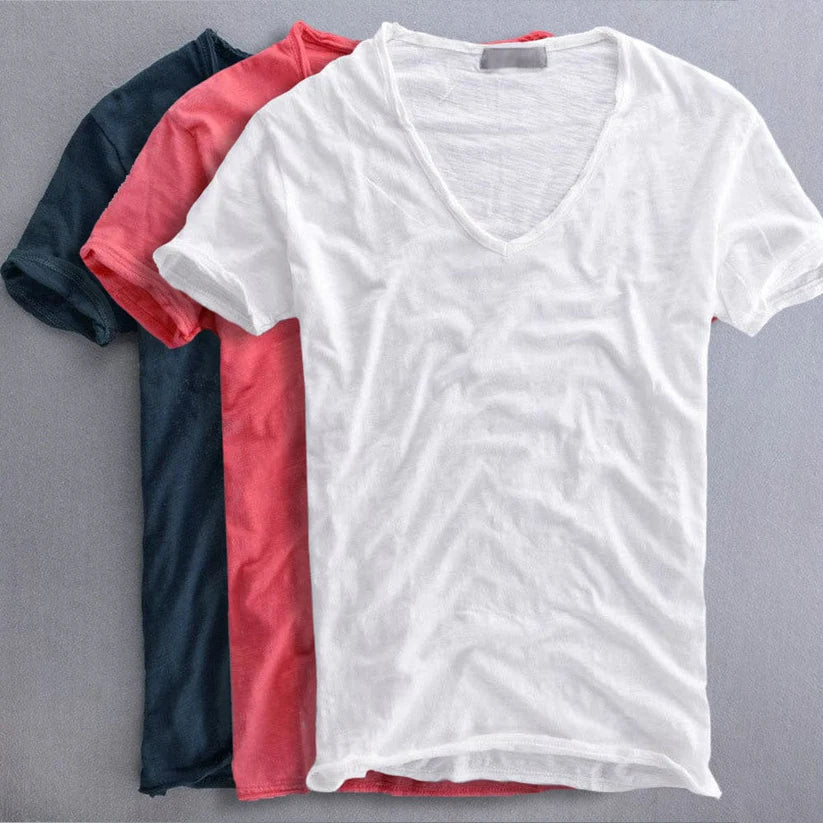 Plain Casual Cotton T-Shirt