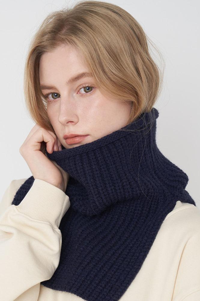 Breathable Solid Knitted Neckerchief Scarf