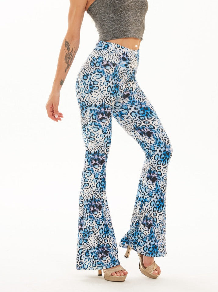 Casual Printed Tight-Fitting Pants