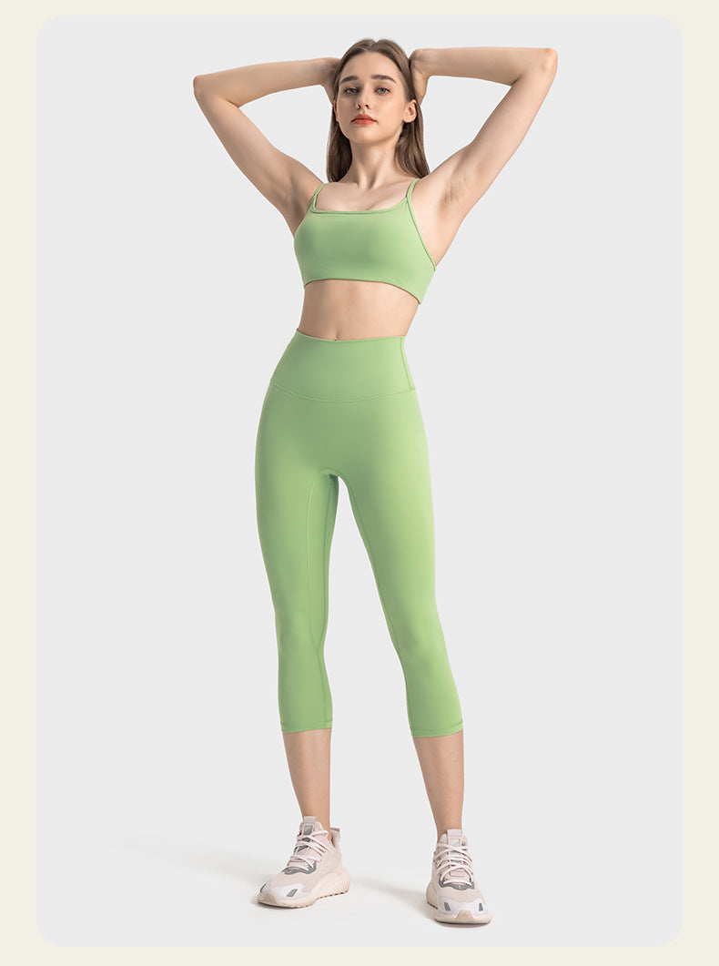 Apple Green Stretchable High Waist Exercise Yoga Pants