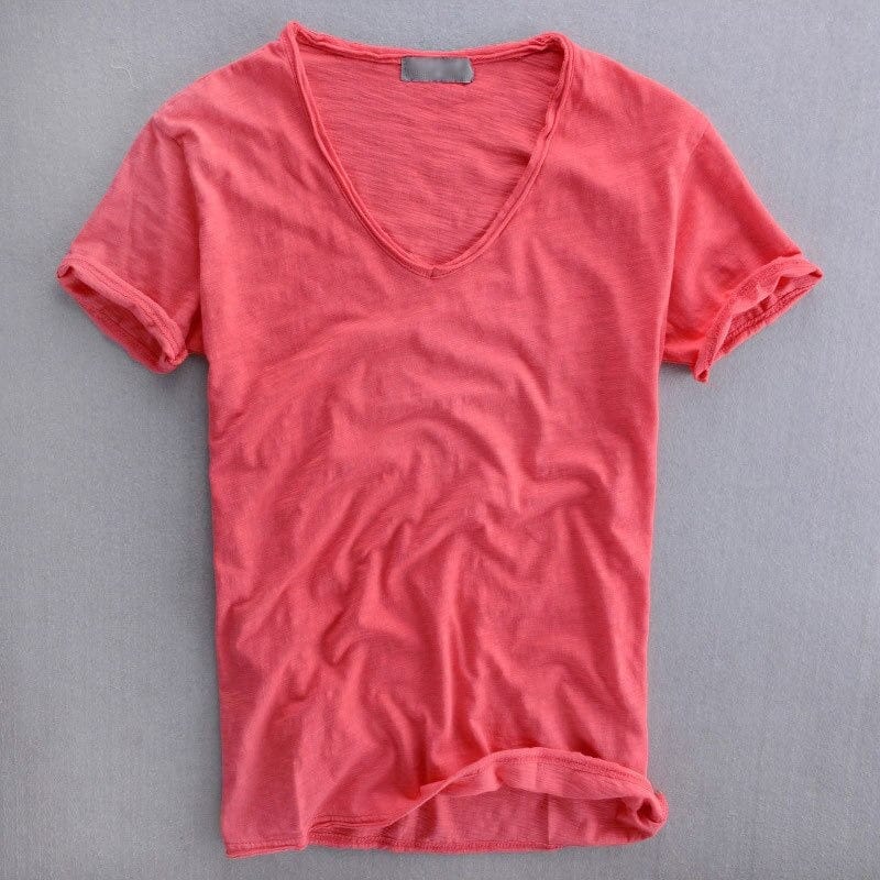 Plain Casual Cotton T-Shirt