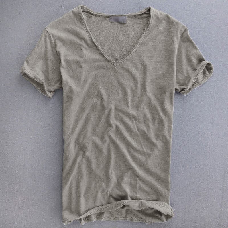 Plain Casual Cotton T-Shirt