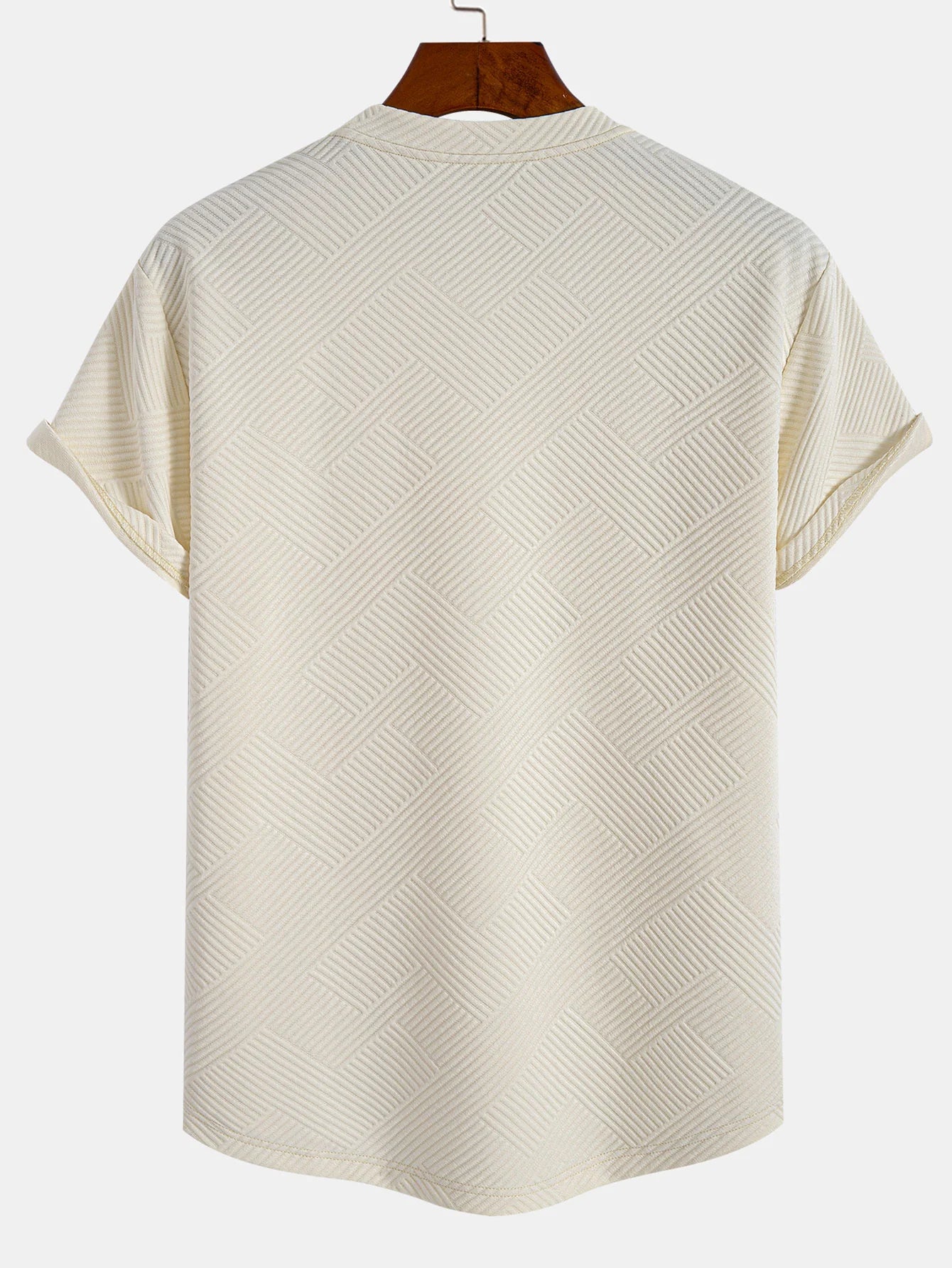 Short Sleeved Jacquard T-Shirt