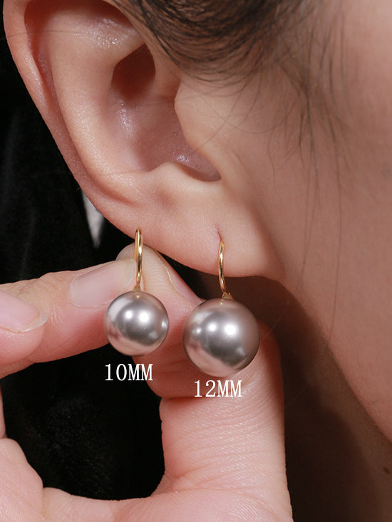 Elegante perle dinglende øreringe