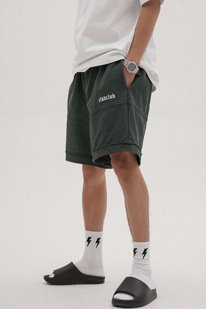 Casual Heavy Washed Shorts