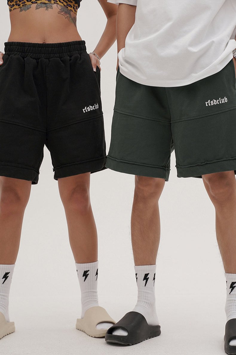 Casual Heavy Washed Shorts