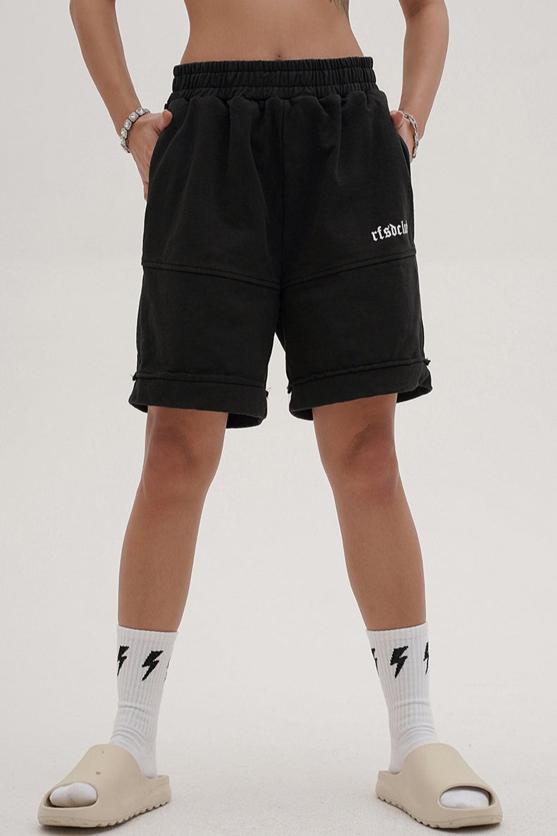 Casual Heavy Washed Shorts