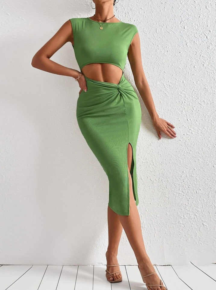 Slim Green Bodycon Dress