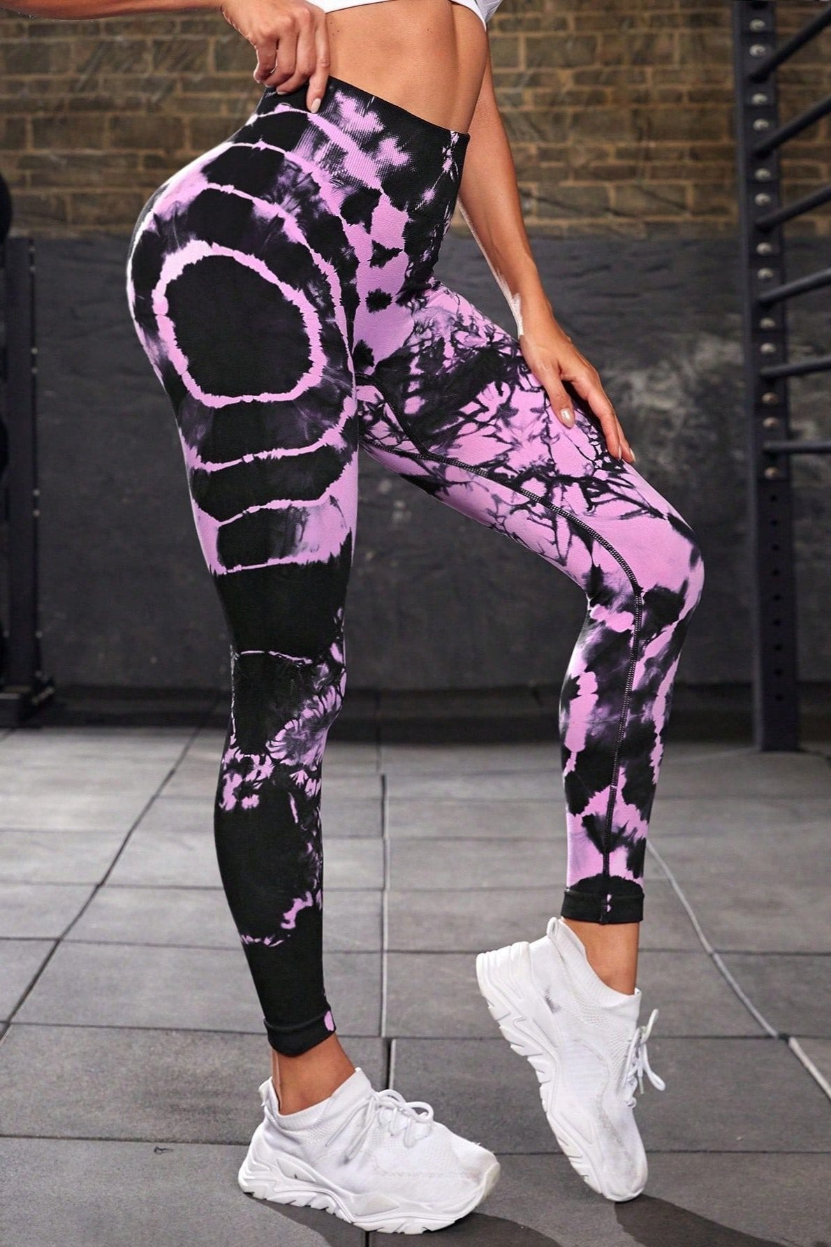 Seamless Tie Dye High Waist Yoga Pants