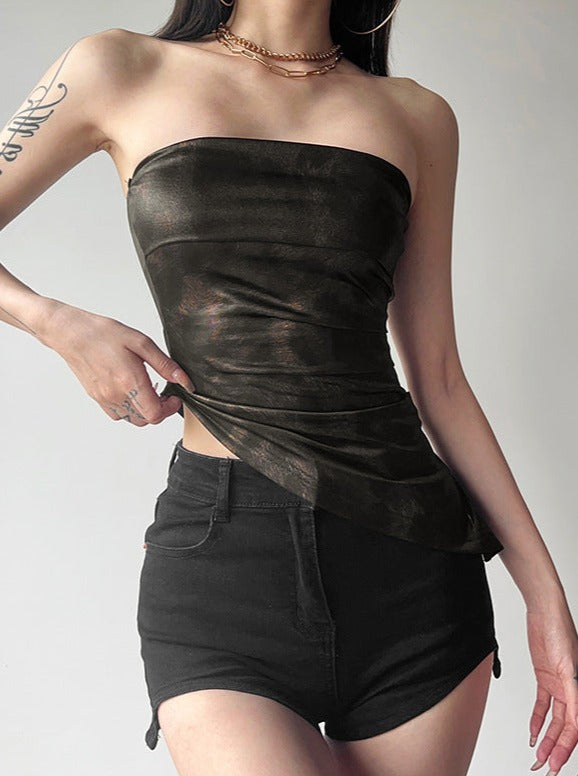 Casual Slim Fit Street Fashion Sexy Backless Vest