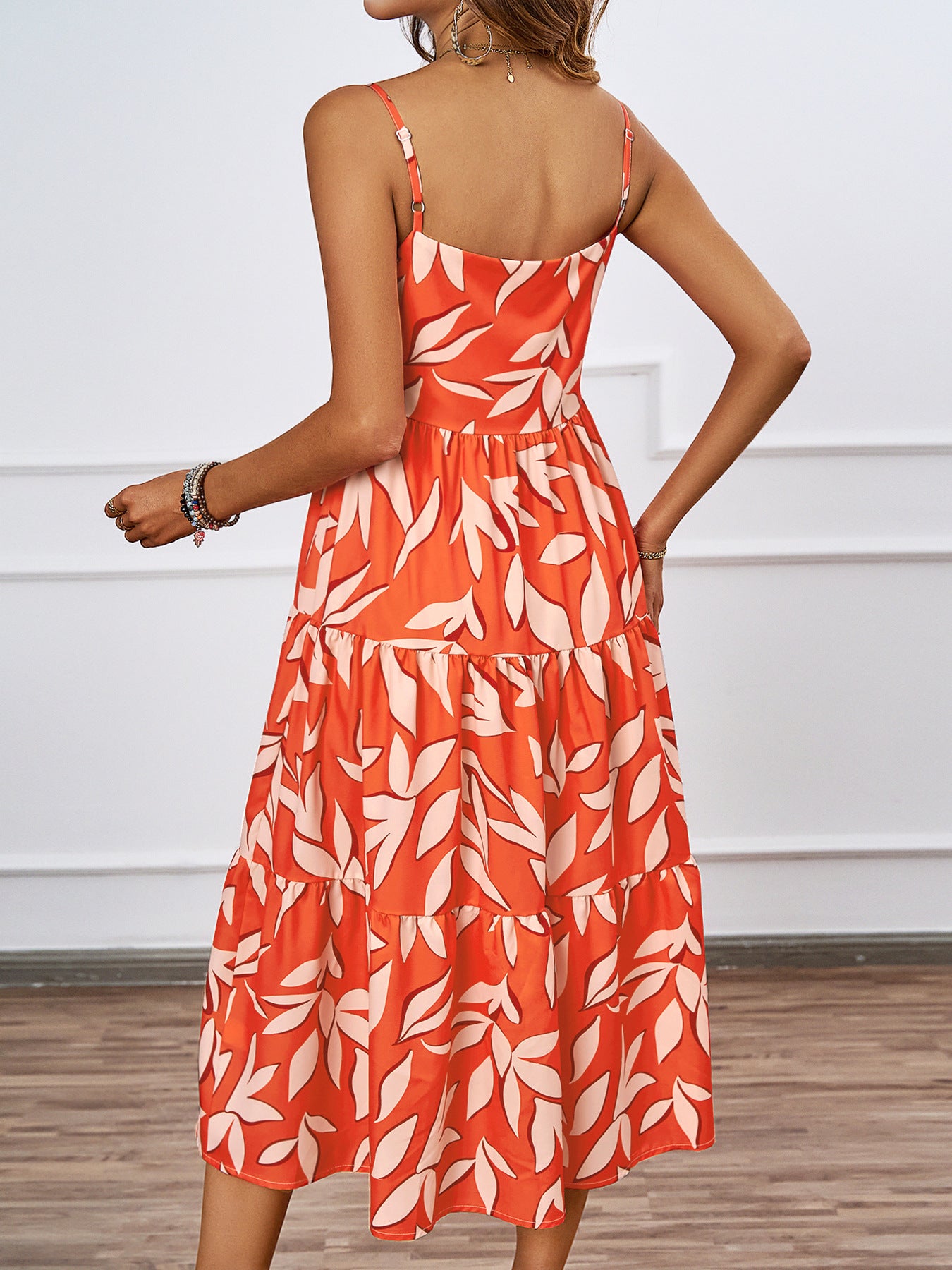 Floral Printed Sleeveless Dress