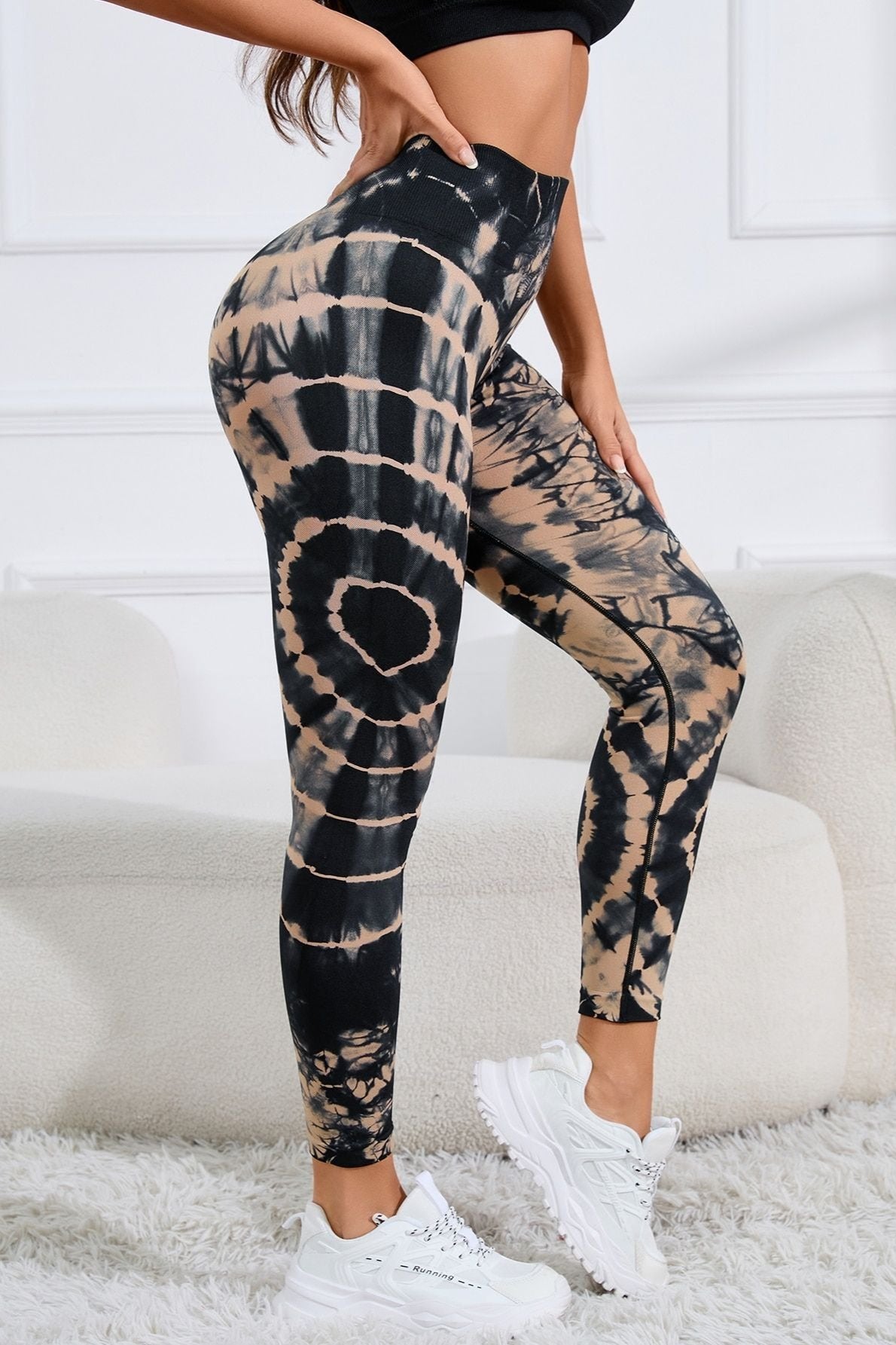 Seamless Tie Dye High Waist Yoga Pants