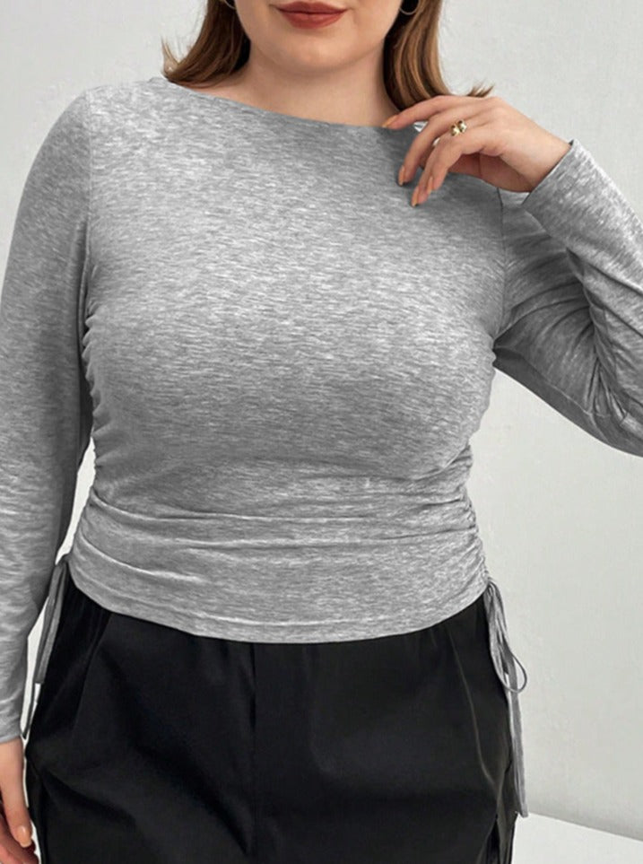 Slim-Fitting Inner Layering Commuter Style Top