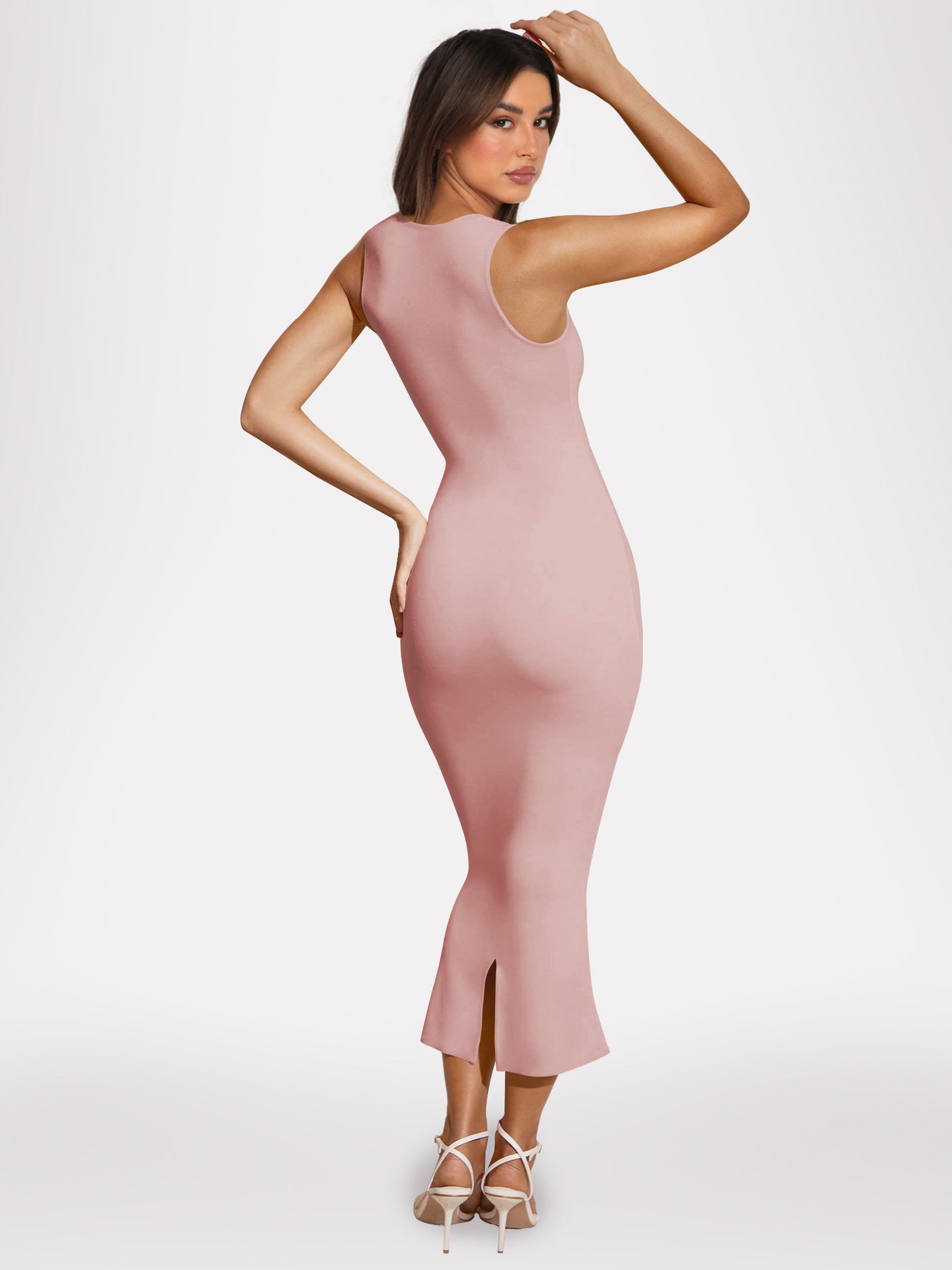 Sleeveless Bodycon Slit Dress