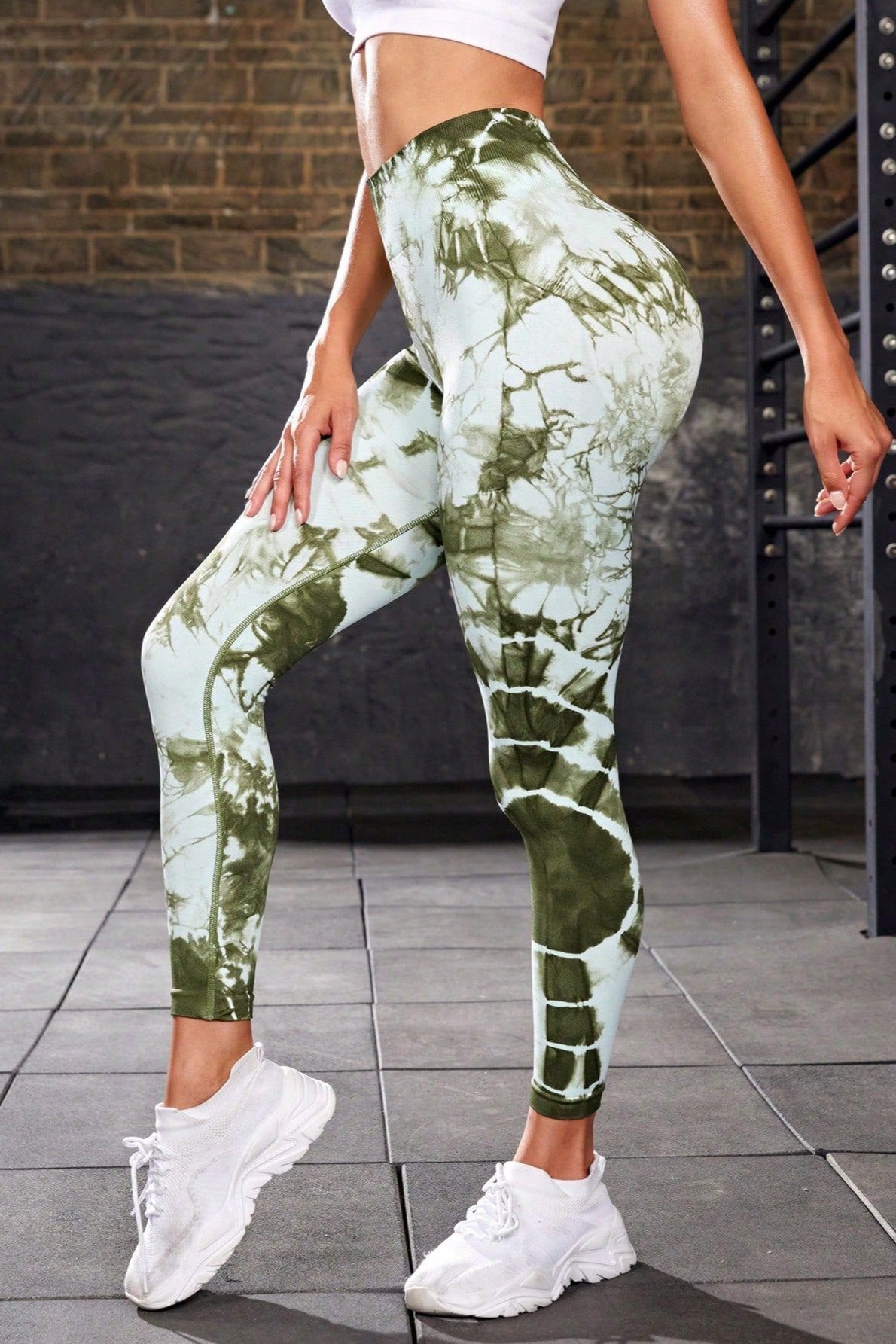 Seamless Tie Dye High Waist Yoga Pants