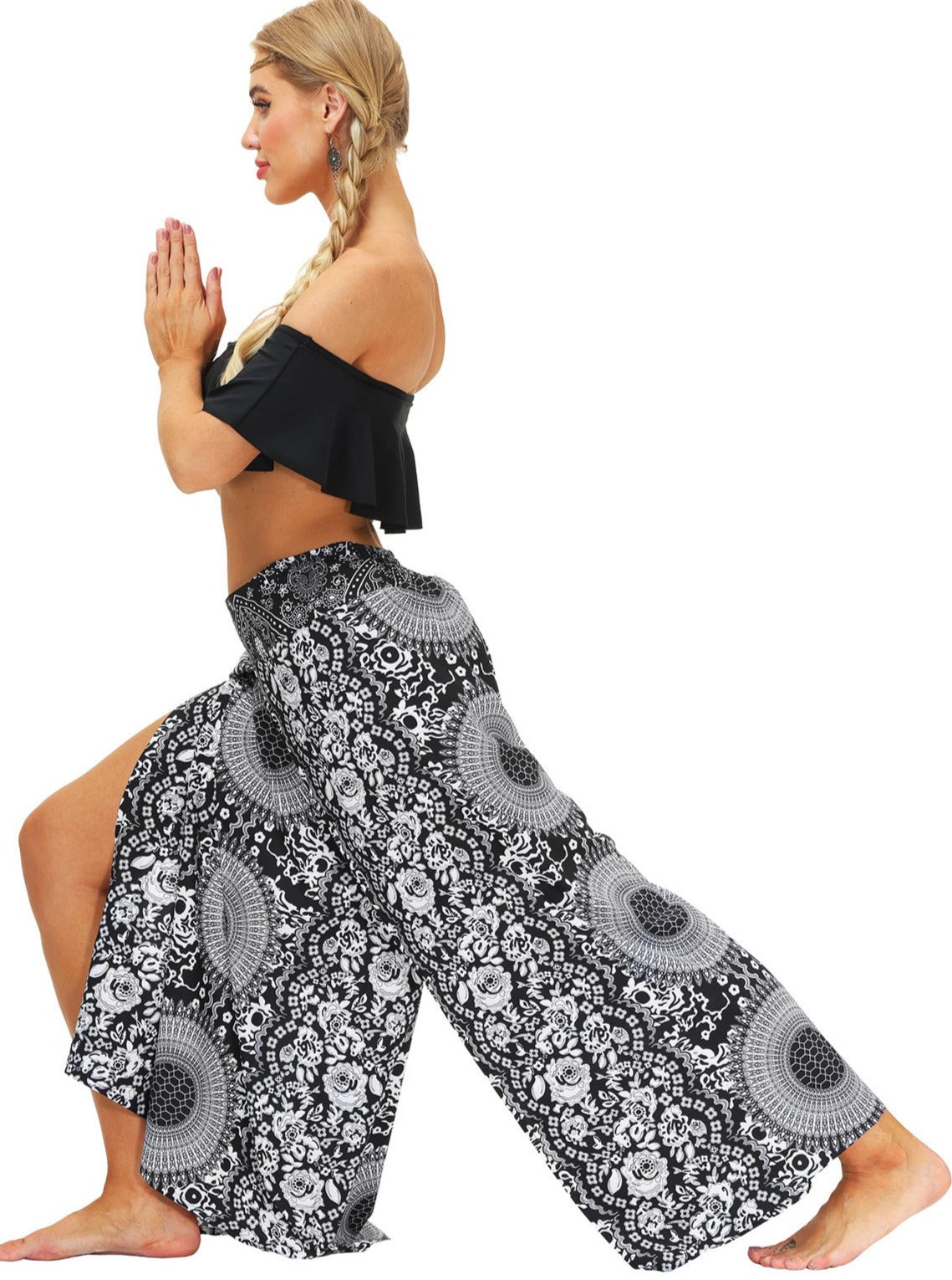 Digitalt trykte Yoga Dance Outdoor Pants 