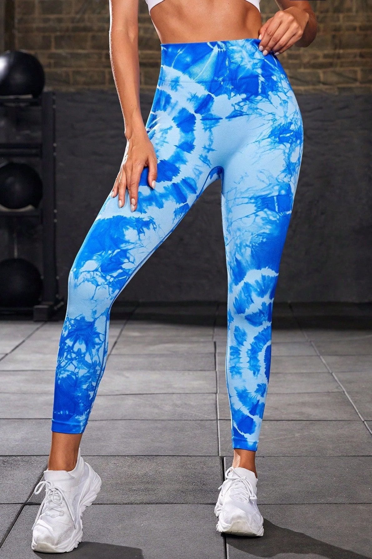 Seamless Tie Dye High Waist Yoga Pants