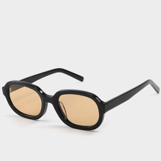 Brown Korean Plate High-Quality Sunglasses