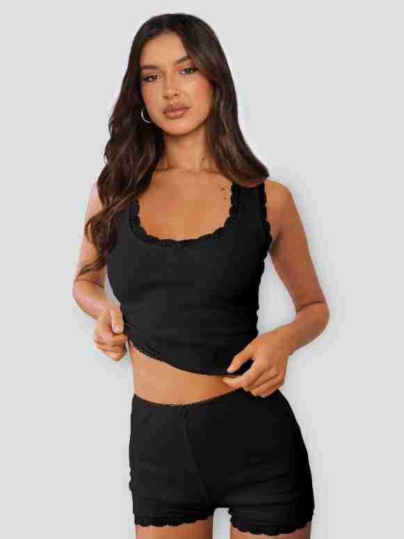 Two Piece Camisole and Shorts Set