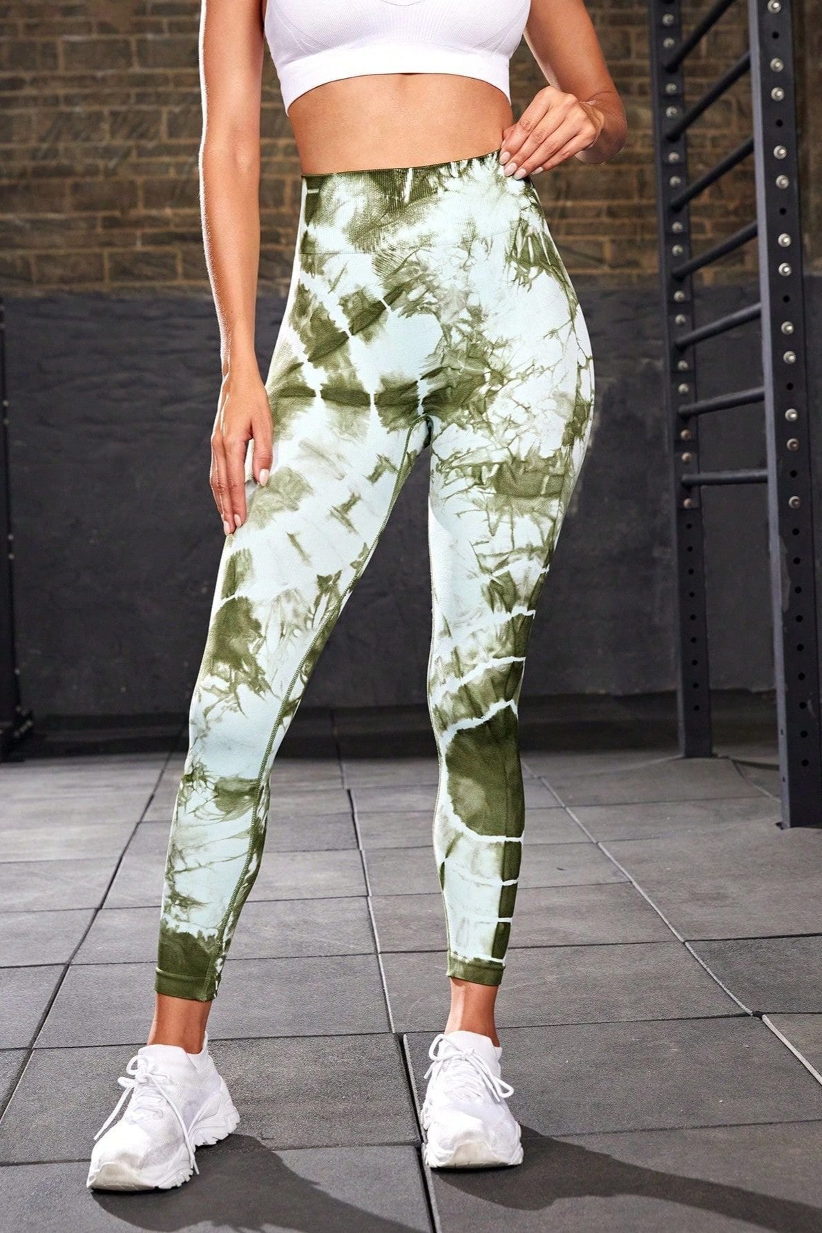 Seamless Tie Dye High Waist Yoga Pants