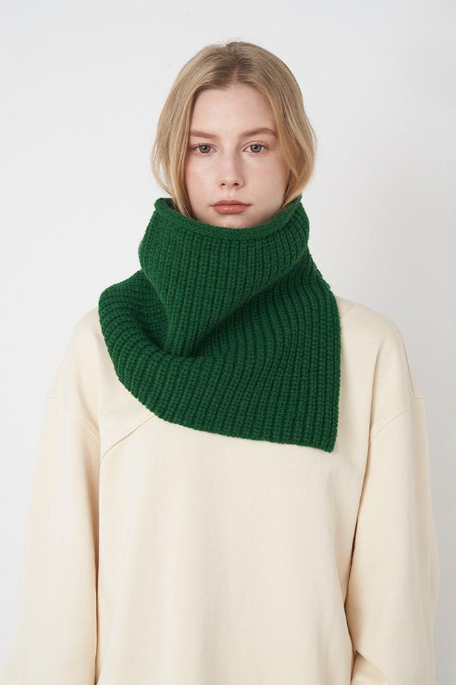 Breathable Solid Knitted Neckerchief Scarf