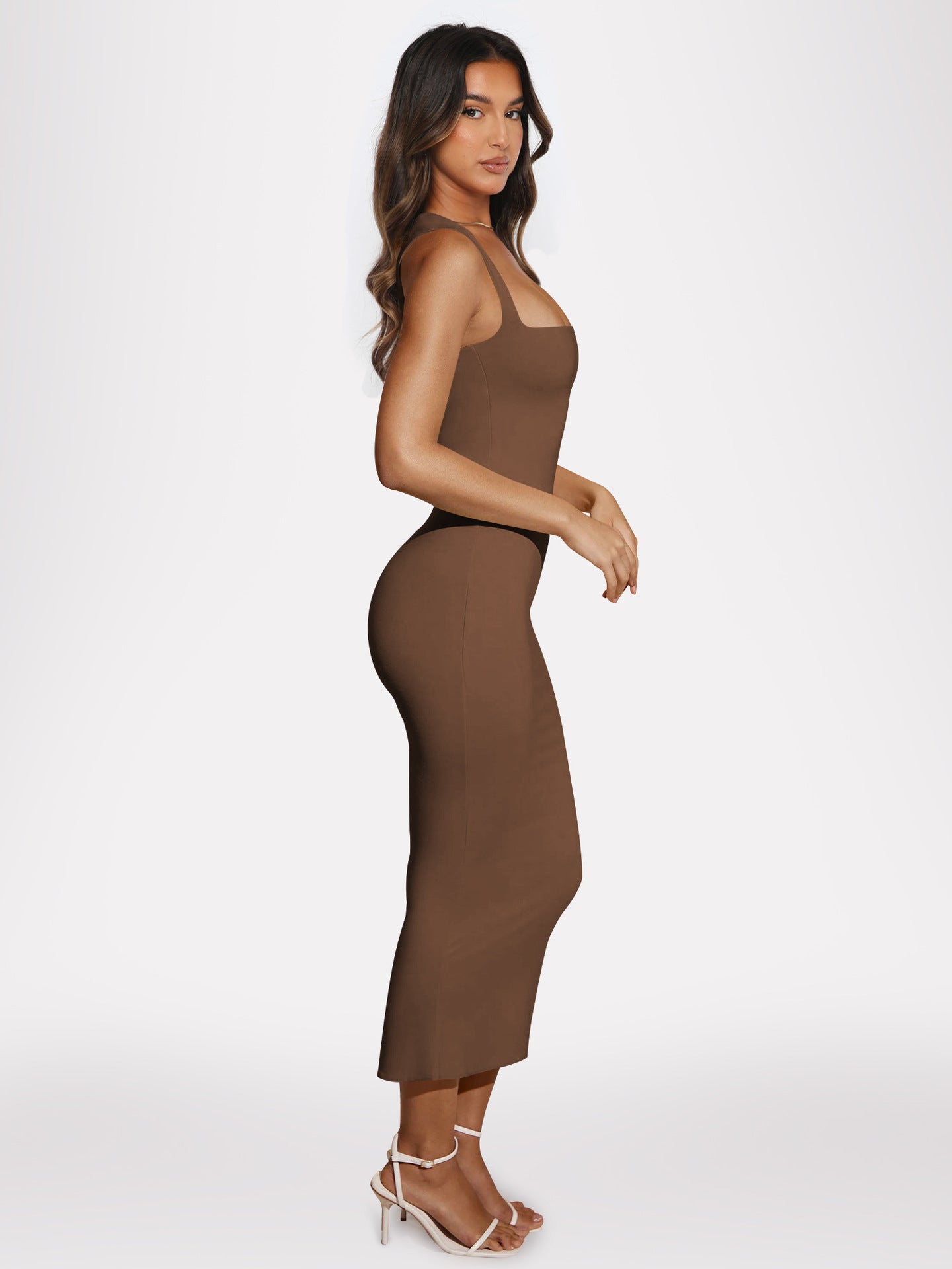 Sleeveless Bodycon Slit Dress