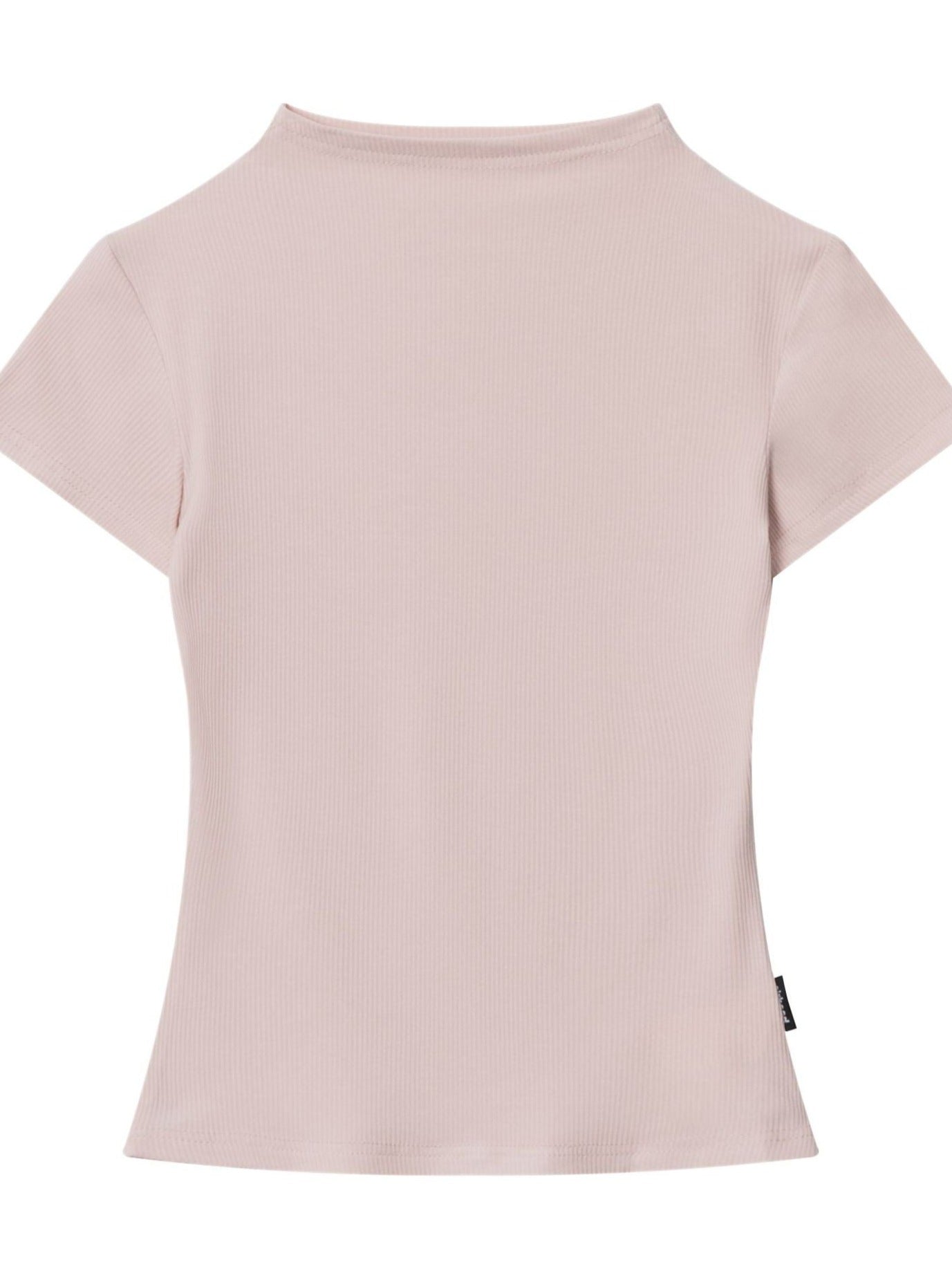 Slim Fit Round Neck Short-Sleeved Sexy Top