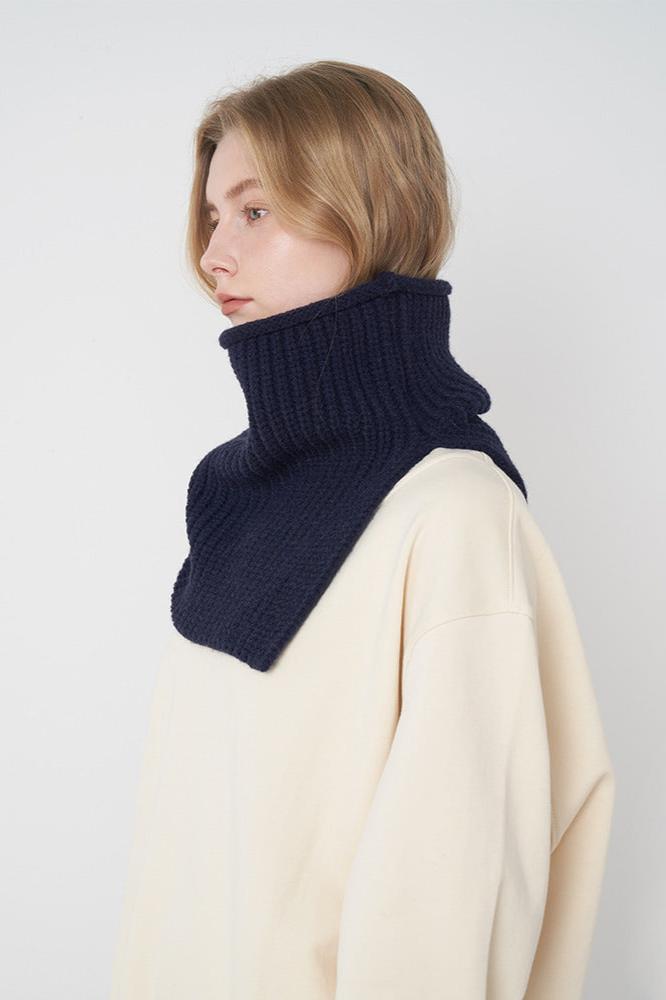 Breathable Solid Knitted Neckerchief Scarf