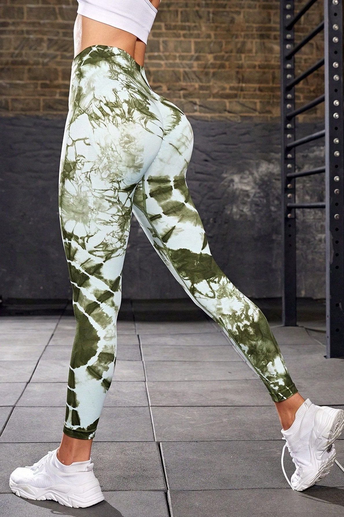 Seamless Tie Dye High Waist Yoga Pants