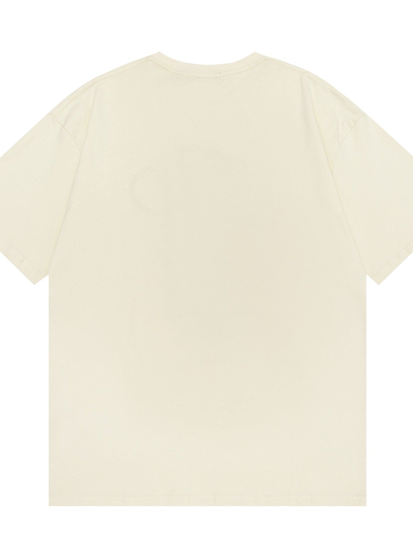 ACCENT 270g创意印花情侣短袖T恤男ins潮牌复古半袖体恤衫短t-shirt