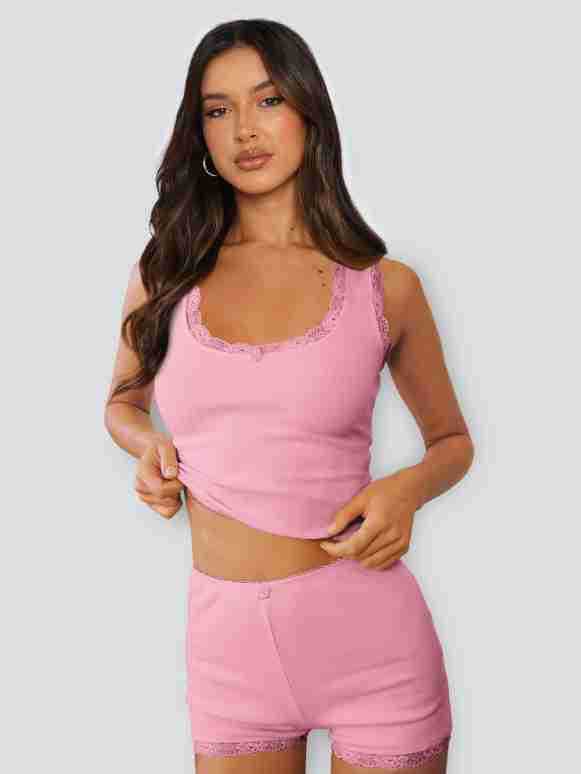 Two Piece Camisole and Shorts Set