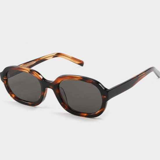 Brown Korean Plate High-Quality Sunglasses