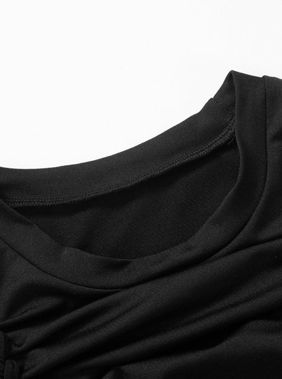 Cut-Out Mini Long Sleeve Dress