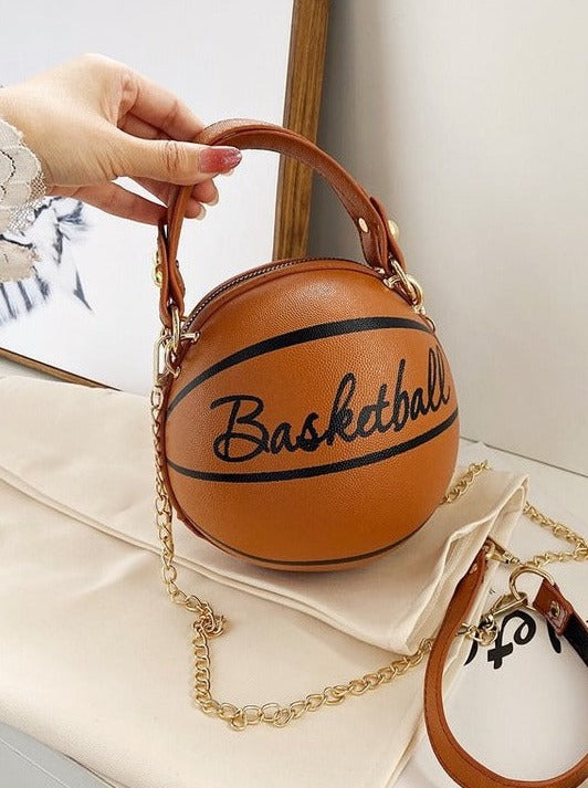Sfærisk basketballtaske med skulderrem