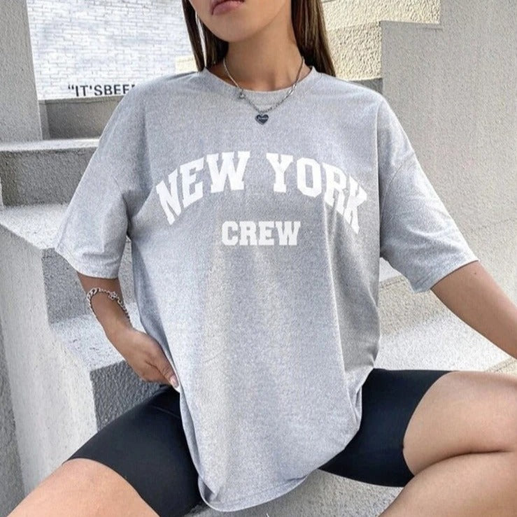 Casual Loose High Streetwear Letter Printed Soft Cotton Shirt