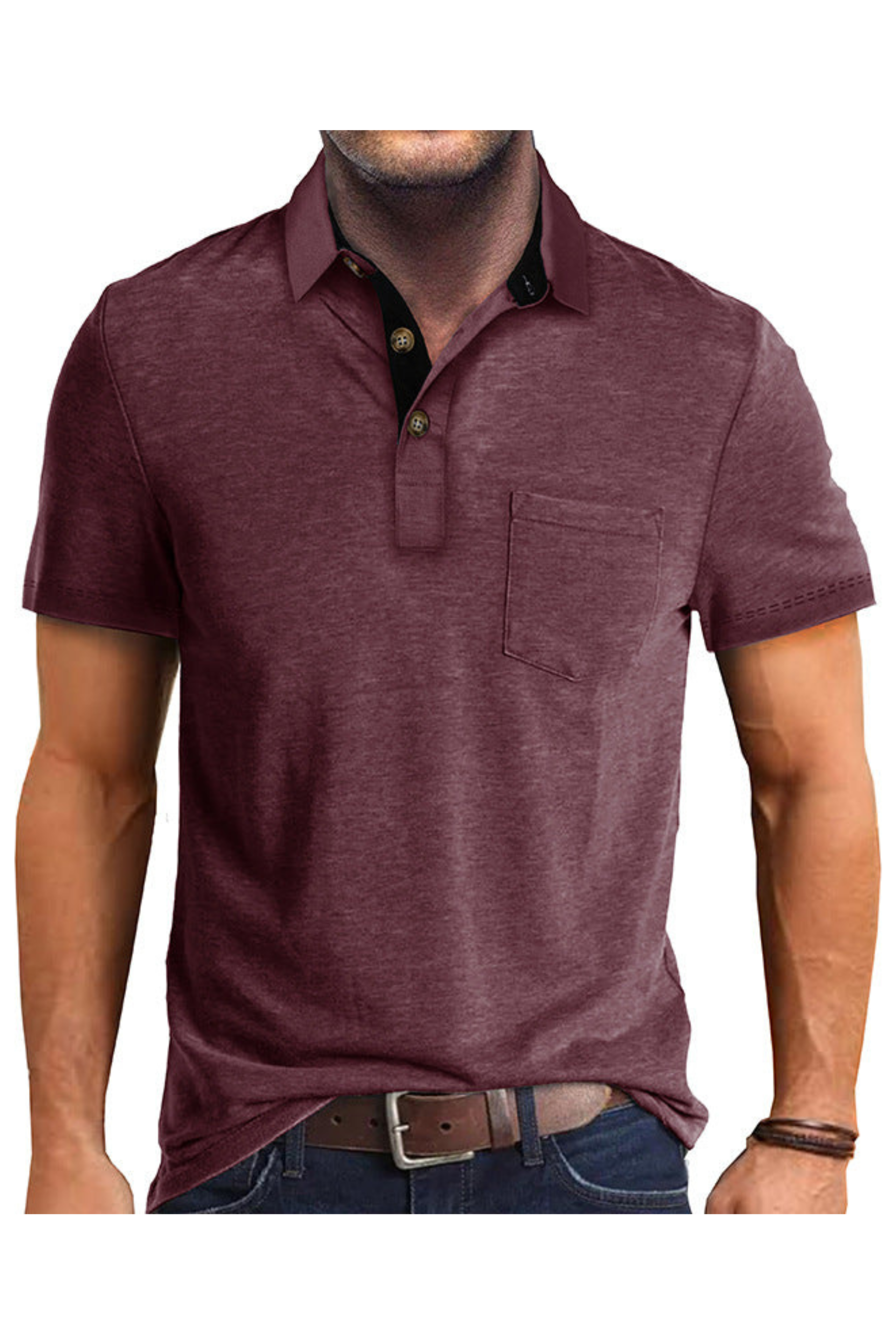 Plain Basin Polo Shirt