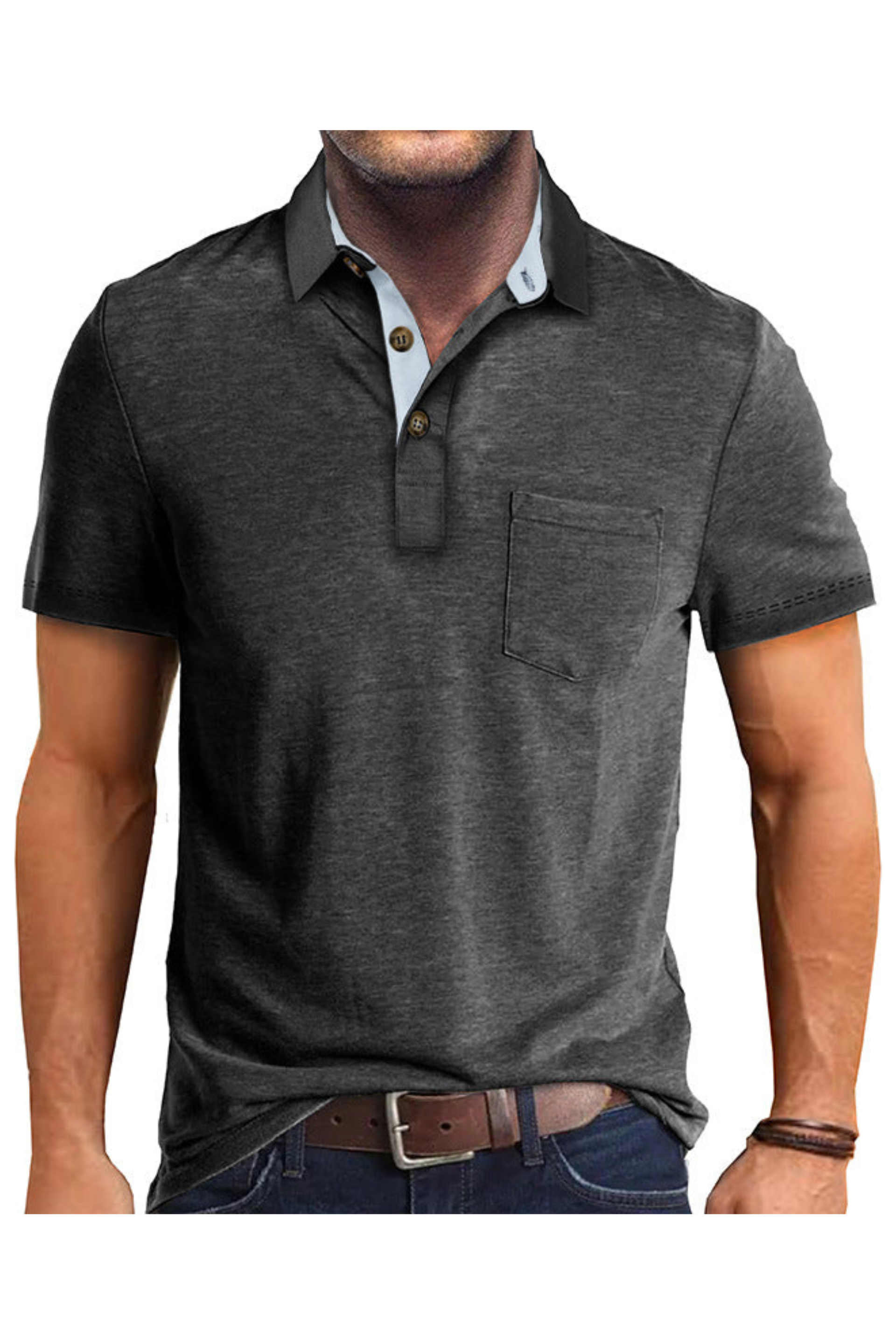 Plain Basin Polo Shirt