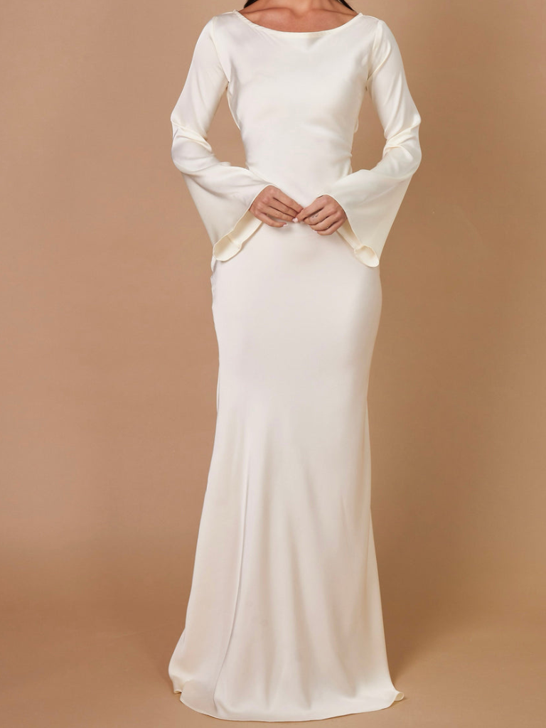 Elegant Long Sleeve Bodycon Maxi Dress