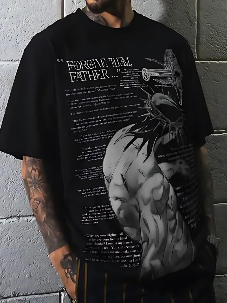 Forgive Them Father Printed Shirt