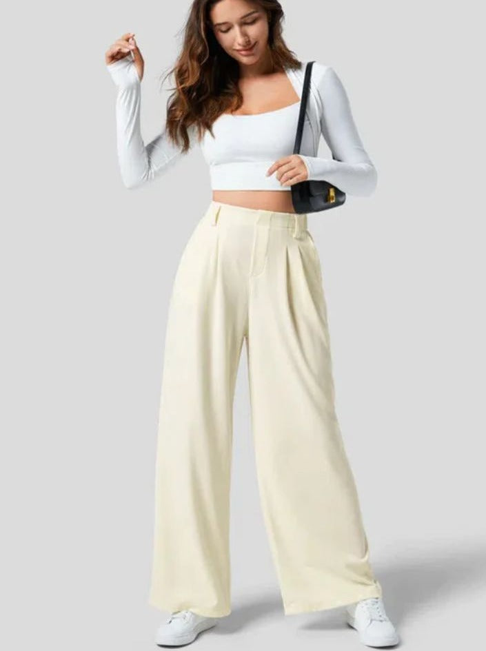 Classic Stretchable Straight Pants