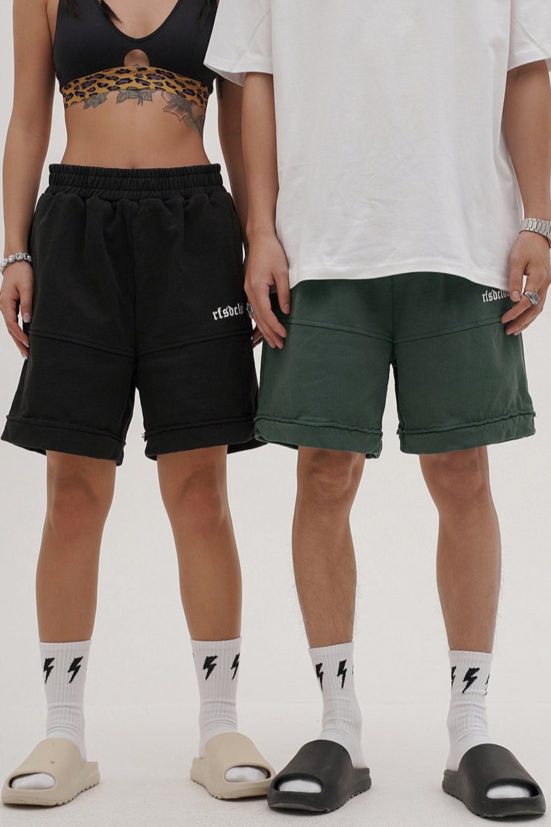 Casual Heavy Washed Shorts