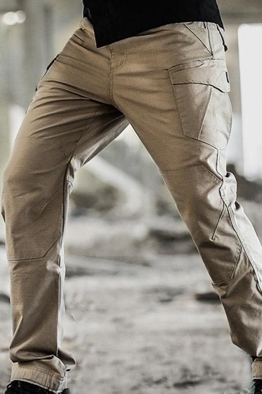 Men's Elastic Wear Resistant Military Straight Pants