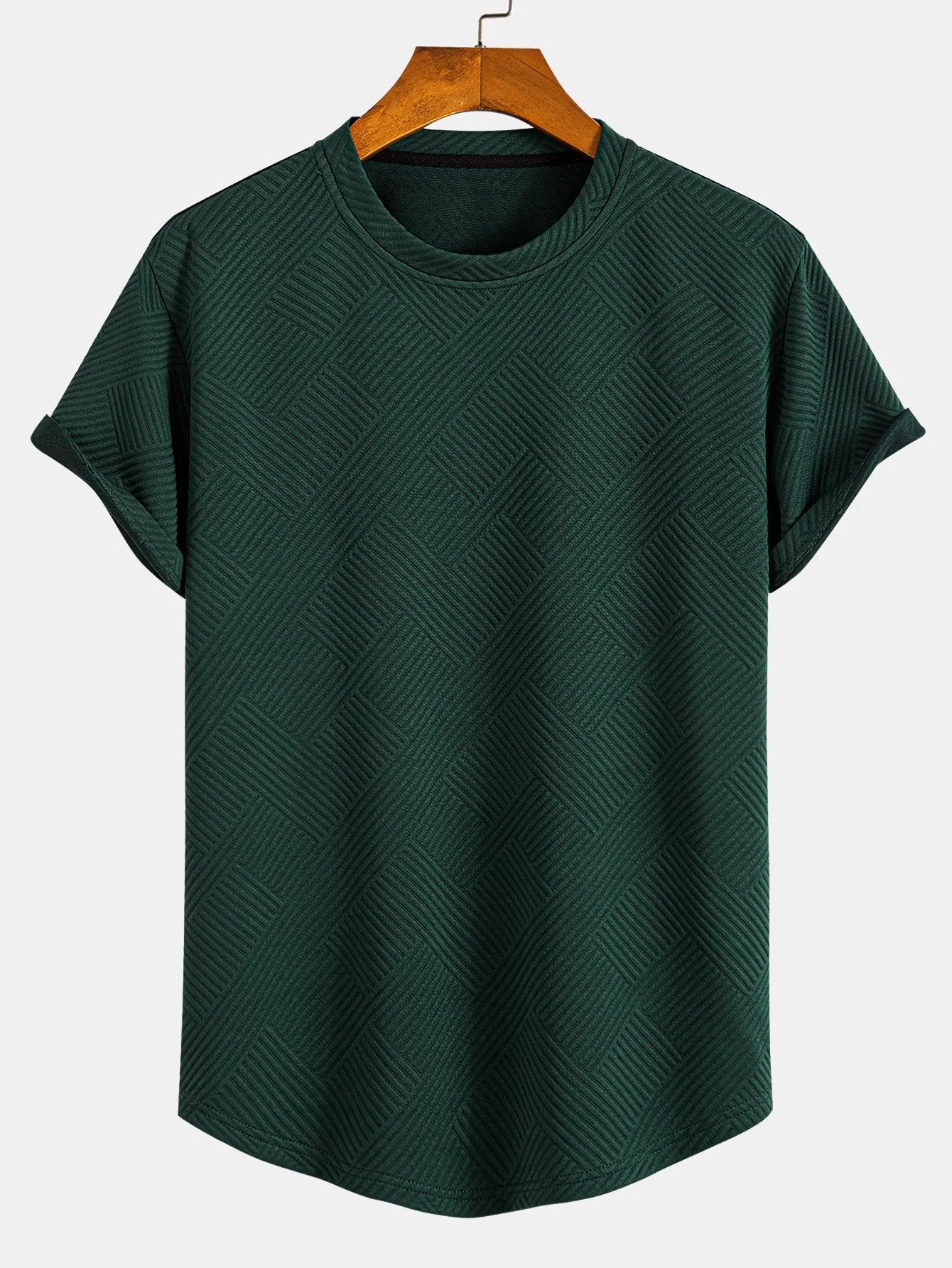 Short Sleeved Jacquard T-Shirt