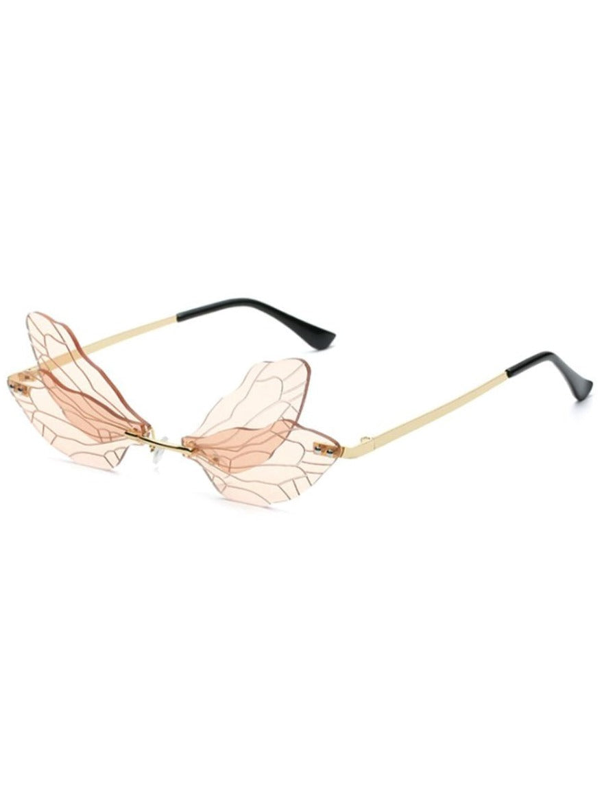 Summer Dragonfly Sunglasses Pinchbox Brown 