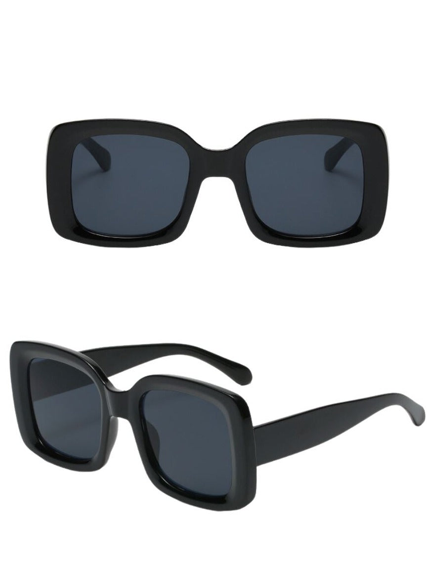 Chic Fleek Square Sunglasses Pinchbox Black 