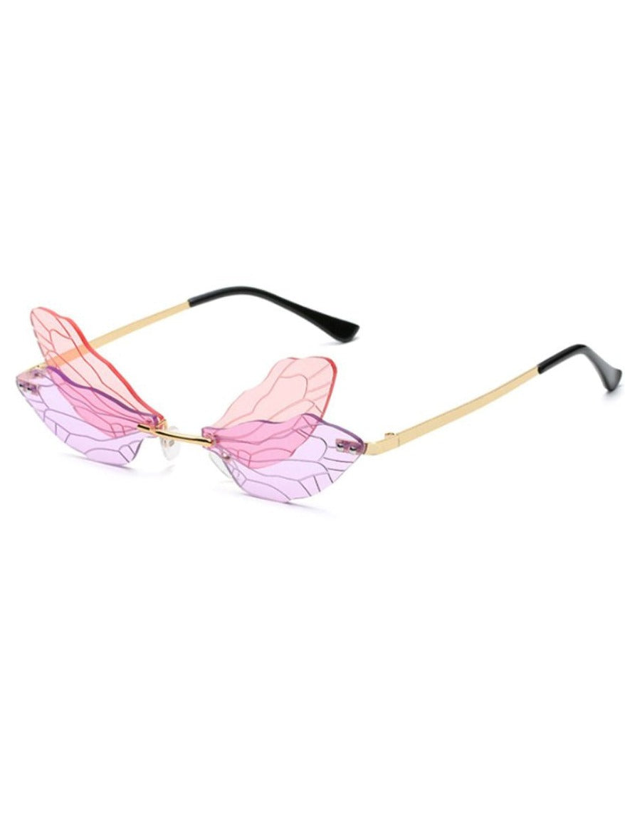 Summer Dragonfly Sunglasses Pinchbox Pink Purple 