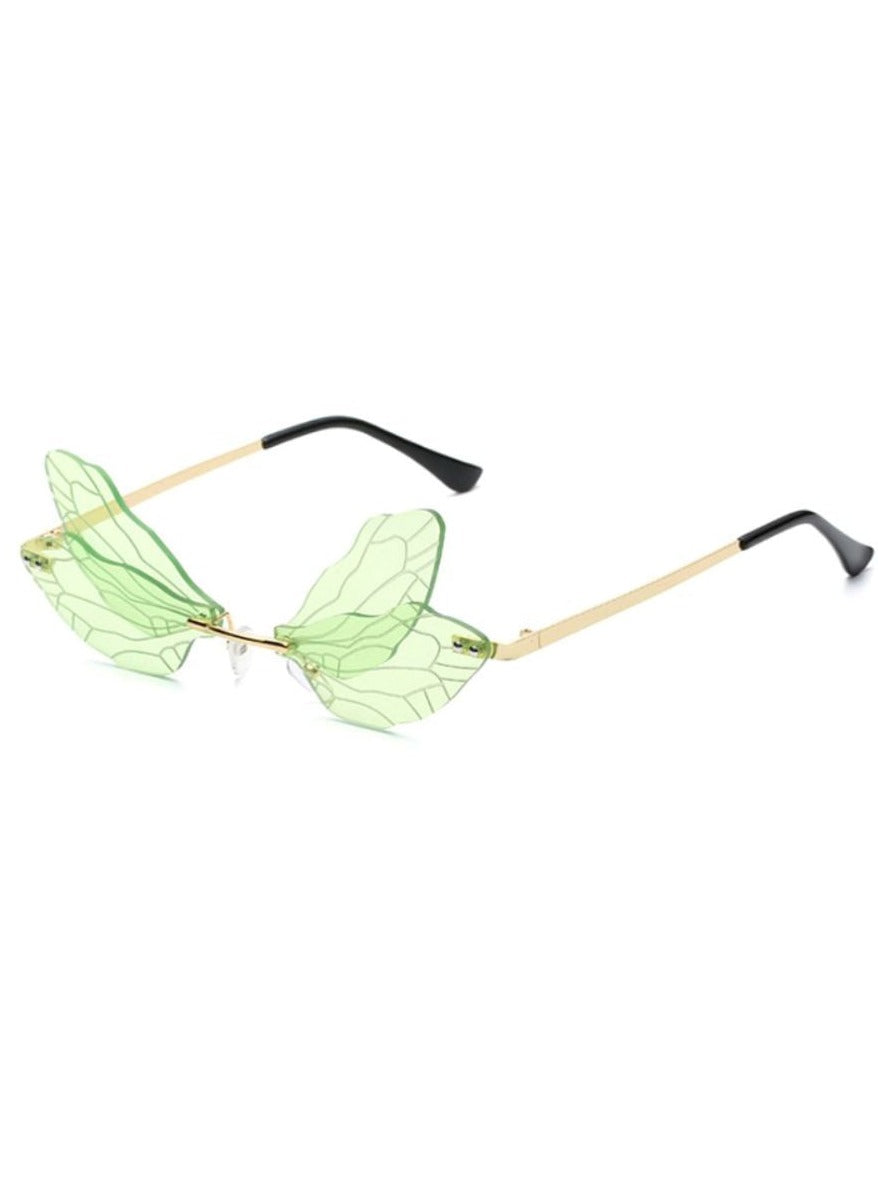 Summer Dragonfly Sunglasses Pinchbox Green 